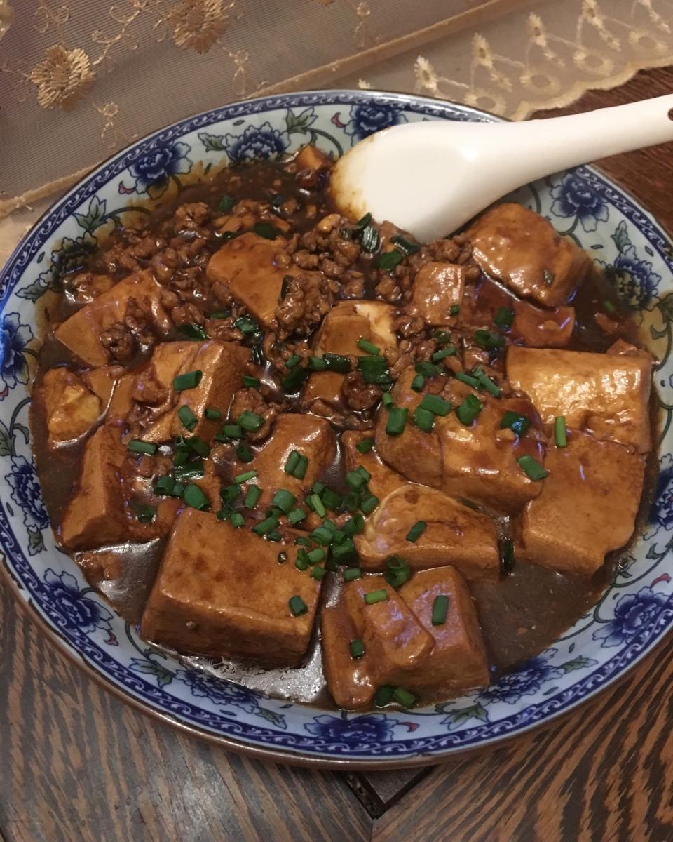 家常红烧肉末豆腐