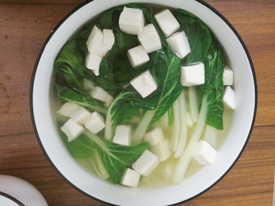 青菜豆腐汤