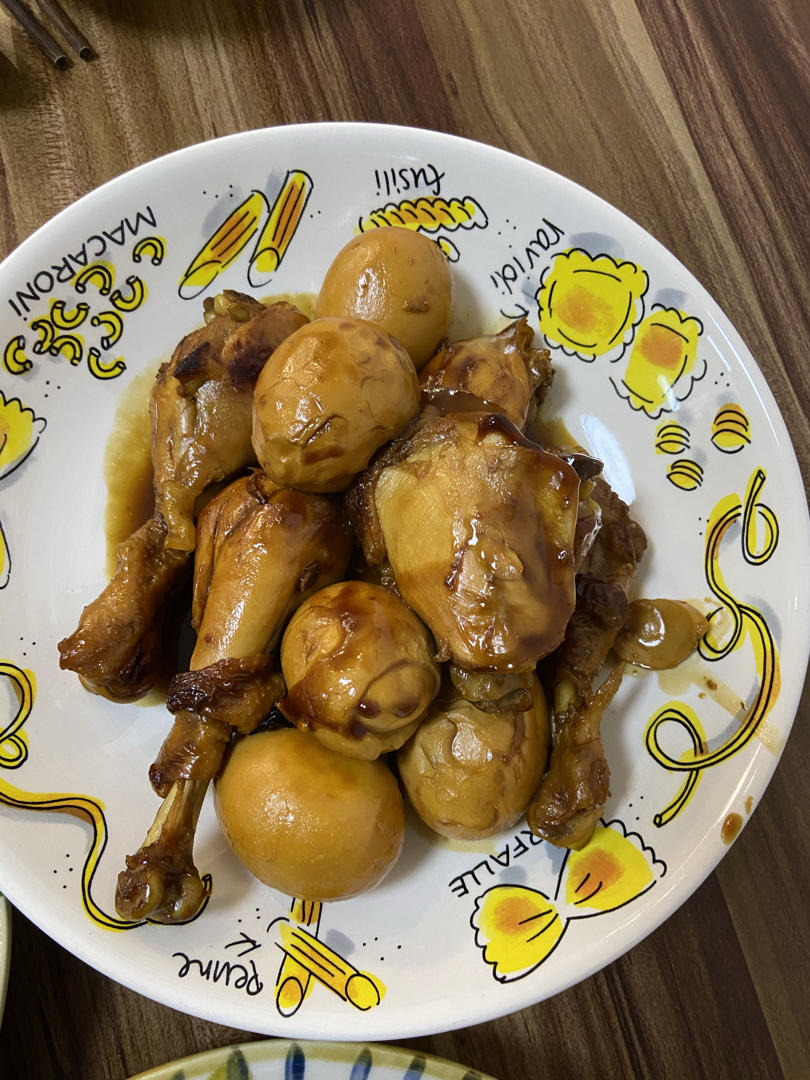 减脂少油少料红烧卤鸡腿鸡蛋（完美超赞）