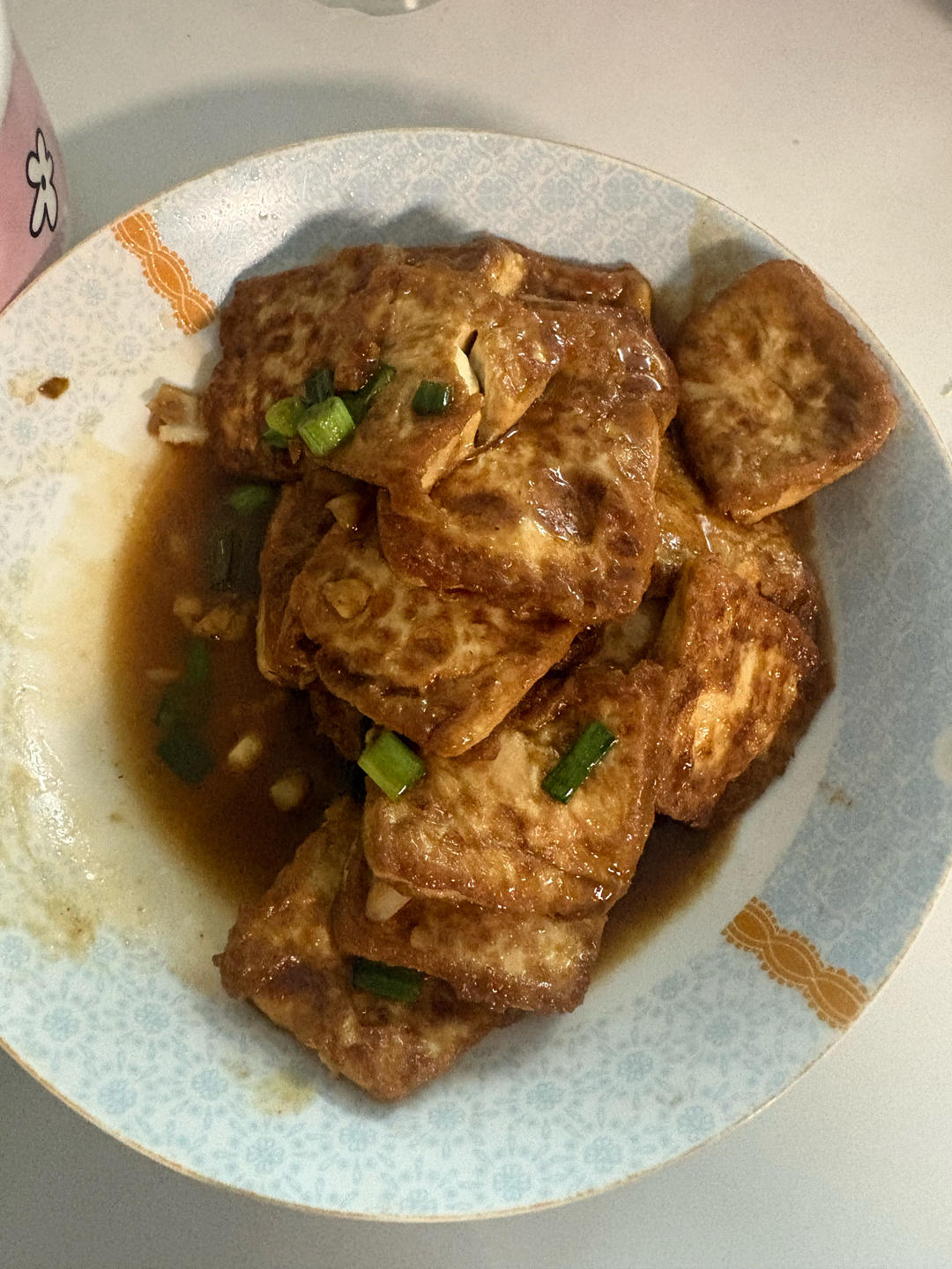 焖煎豆腐