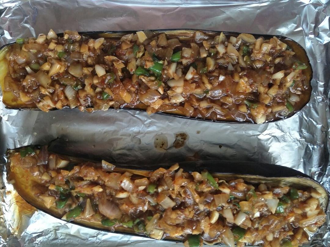 烤茄子/肉沫蒜蓉烤茄子