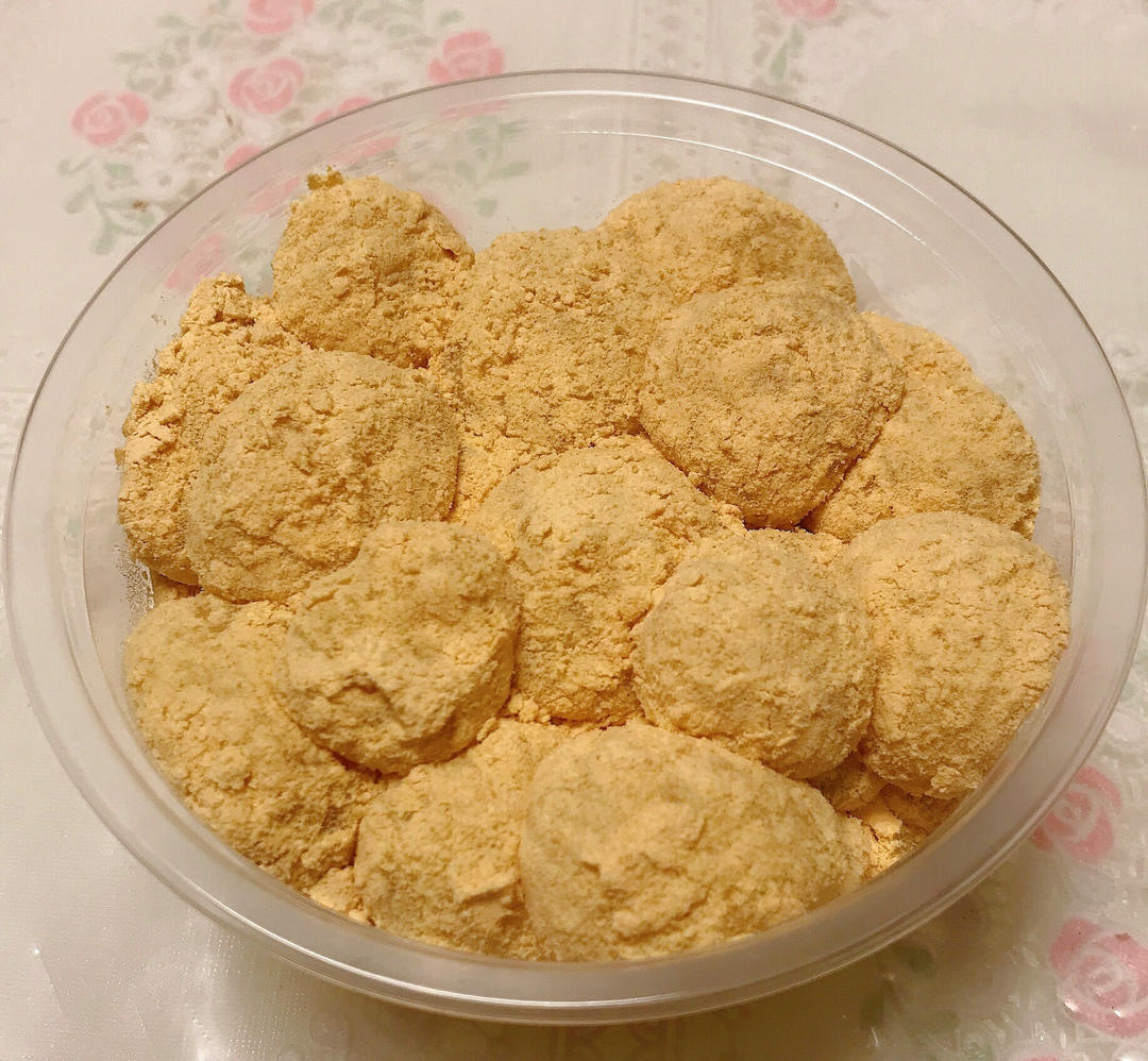 黄豆粉糯米糍（麻薯奶、雪媚娘皮、驴打滚的万能方）