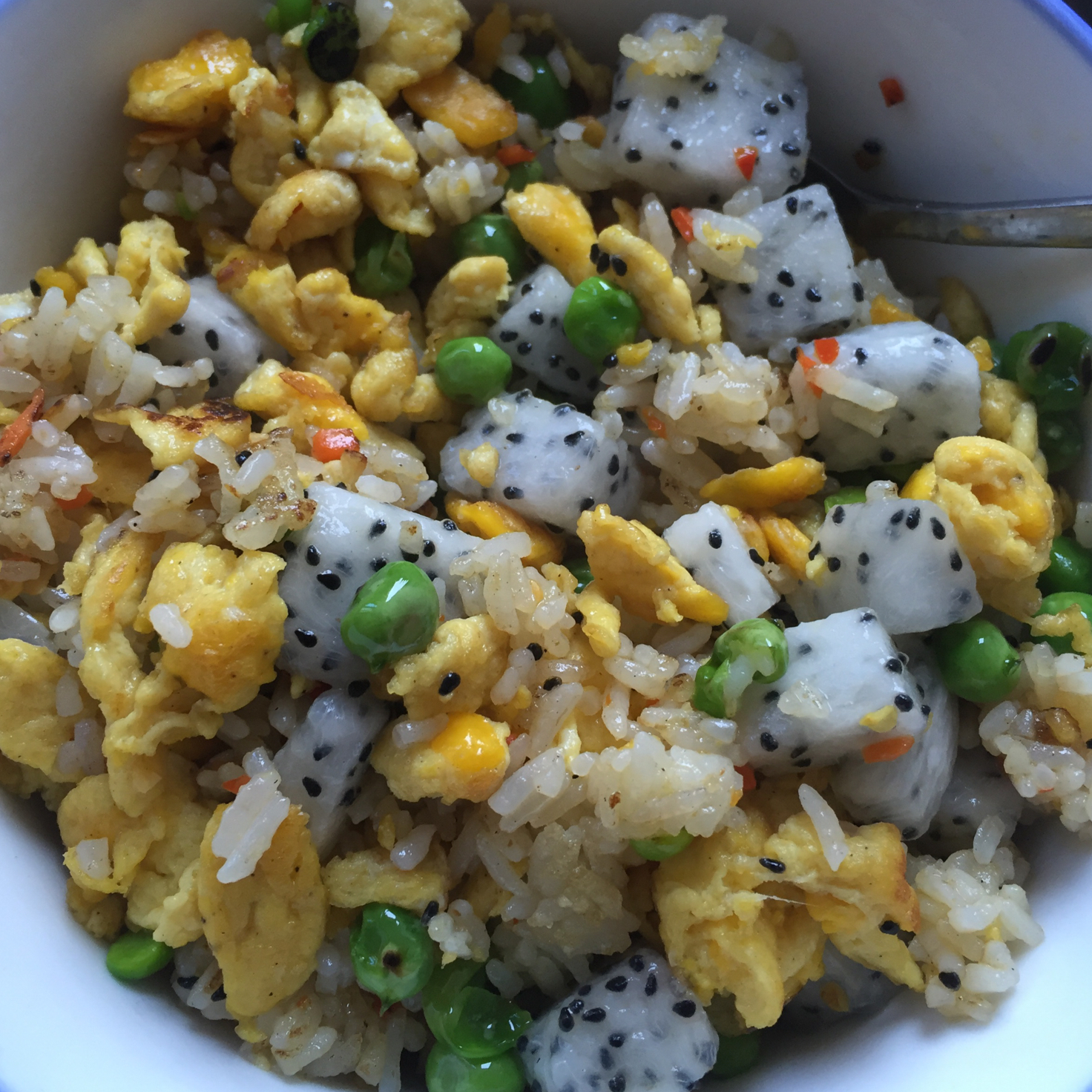 清爽火龙果炒饭
