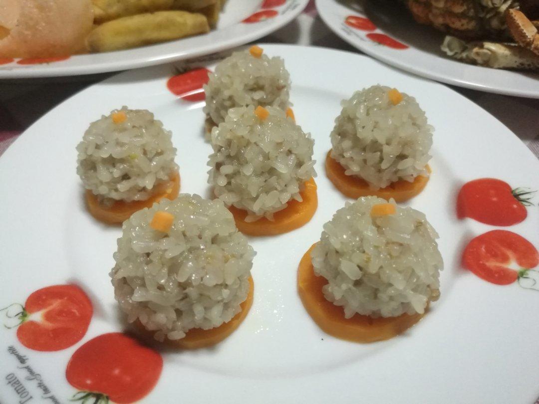 蒸糯米丸子