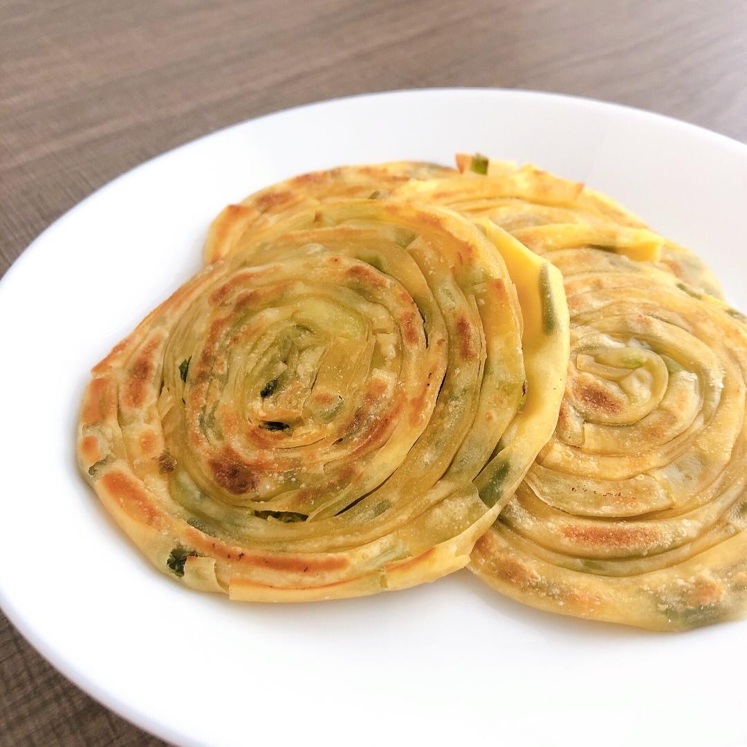 饺子皮葱油饼