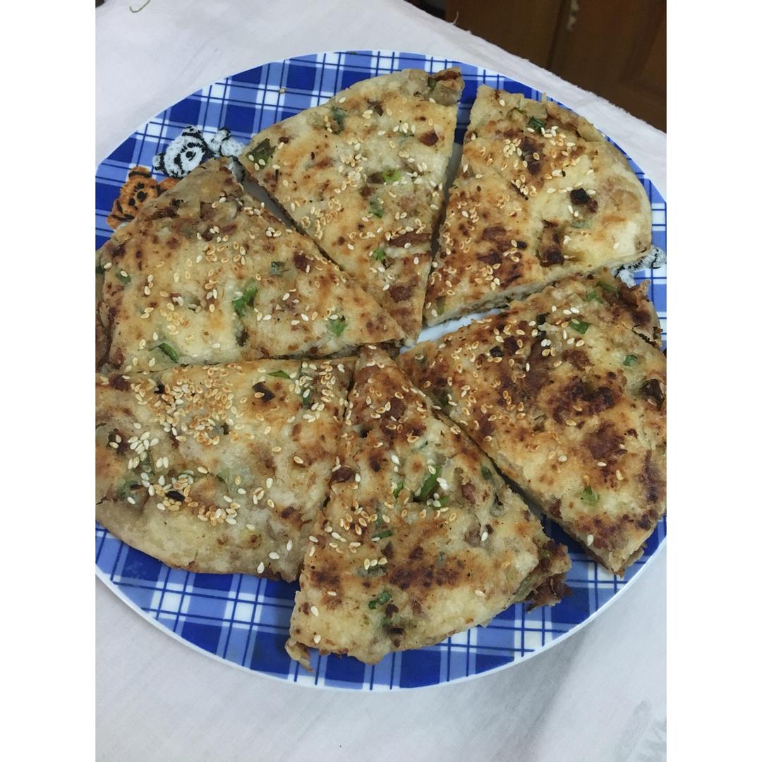 芝麻葱油羌饼