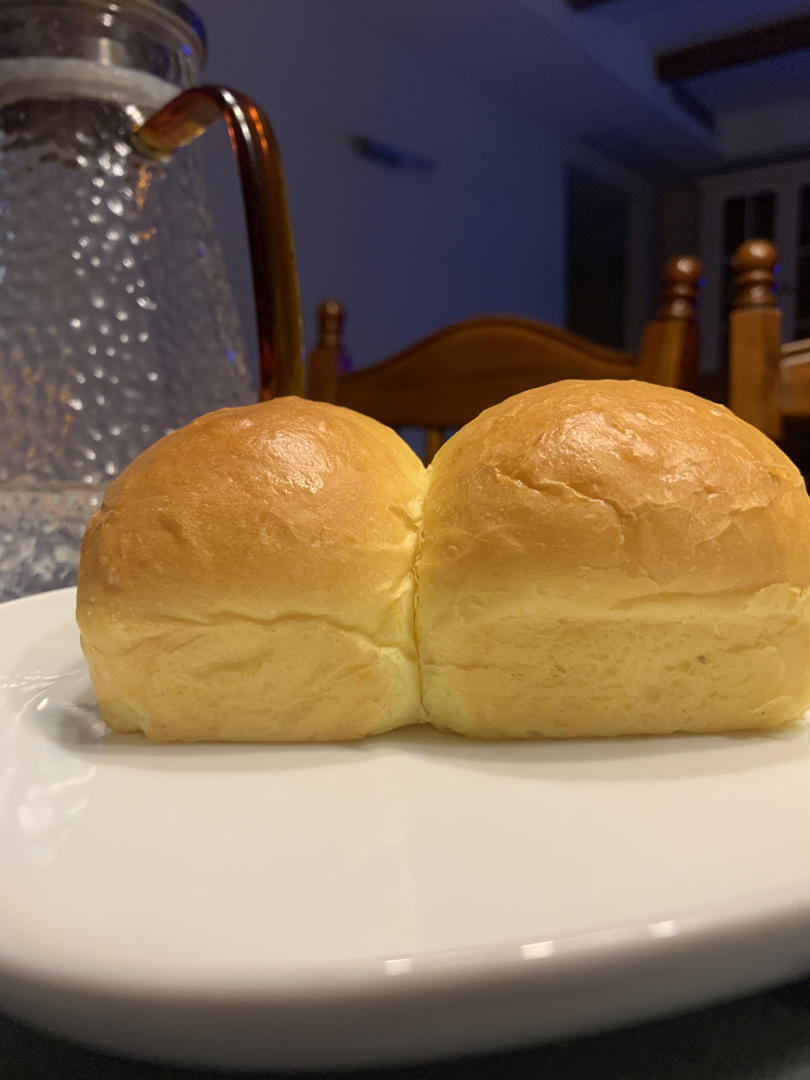 🍞香甜超级柔软南瓜小餐包(一次发酵)
