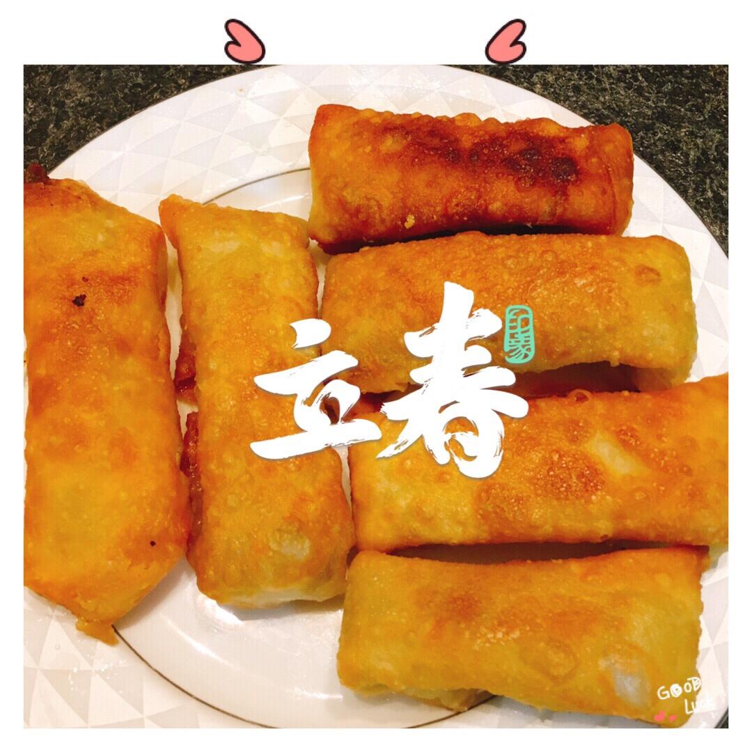 炸豆沙春卷