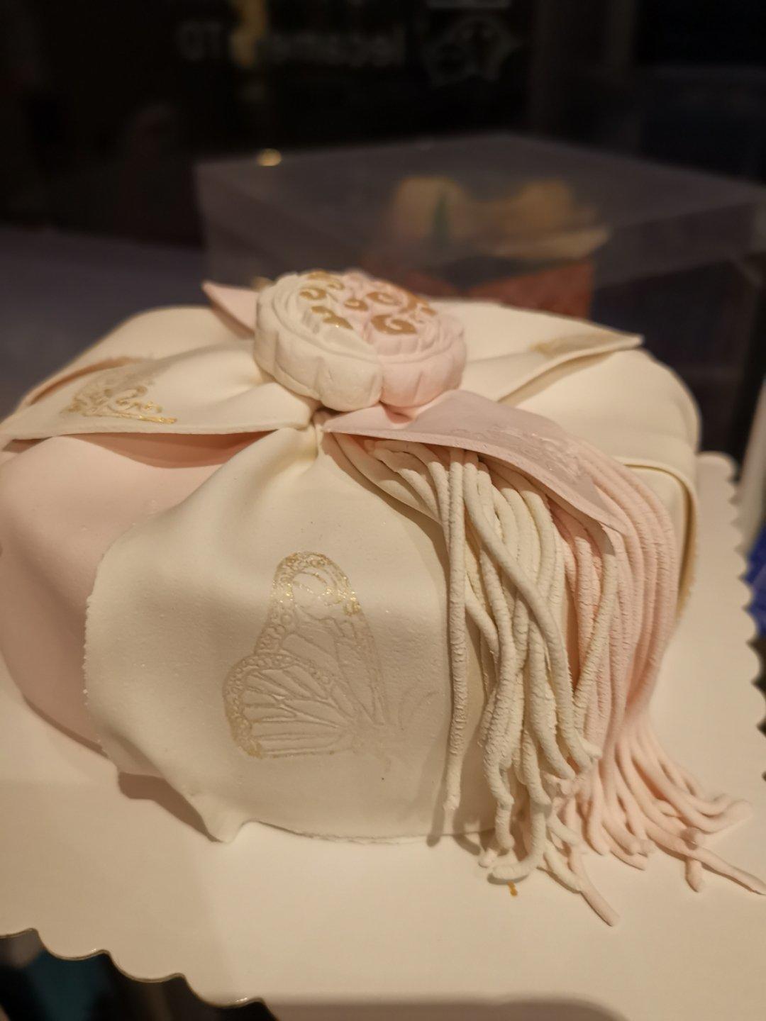 福袋蛋糕-豆沙糖皮