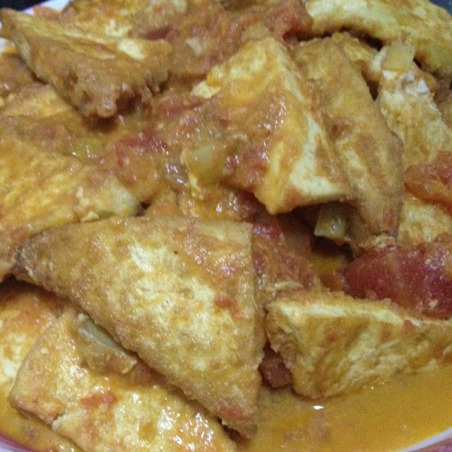 西红柿烧豆腐