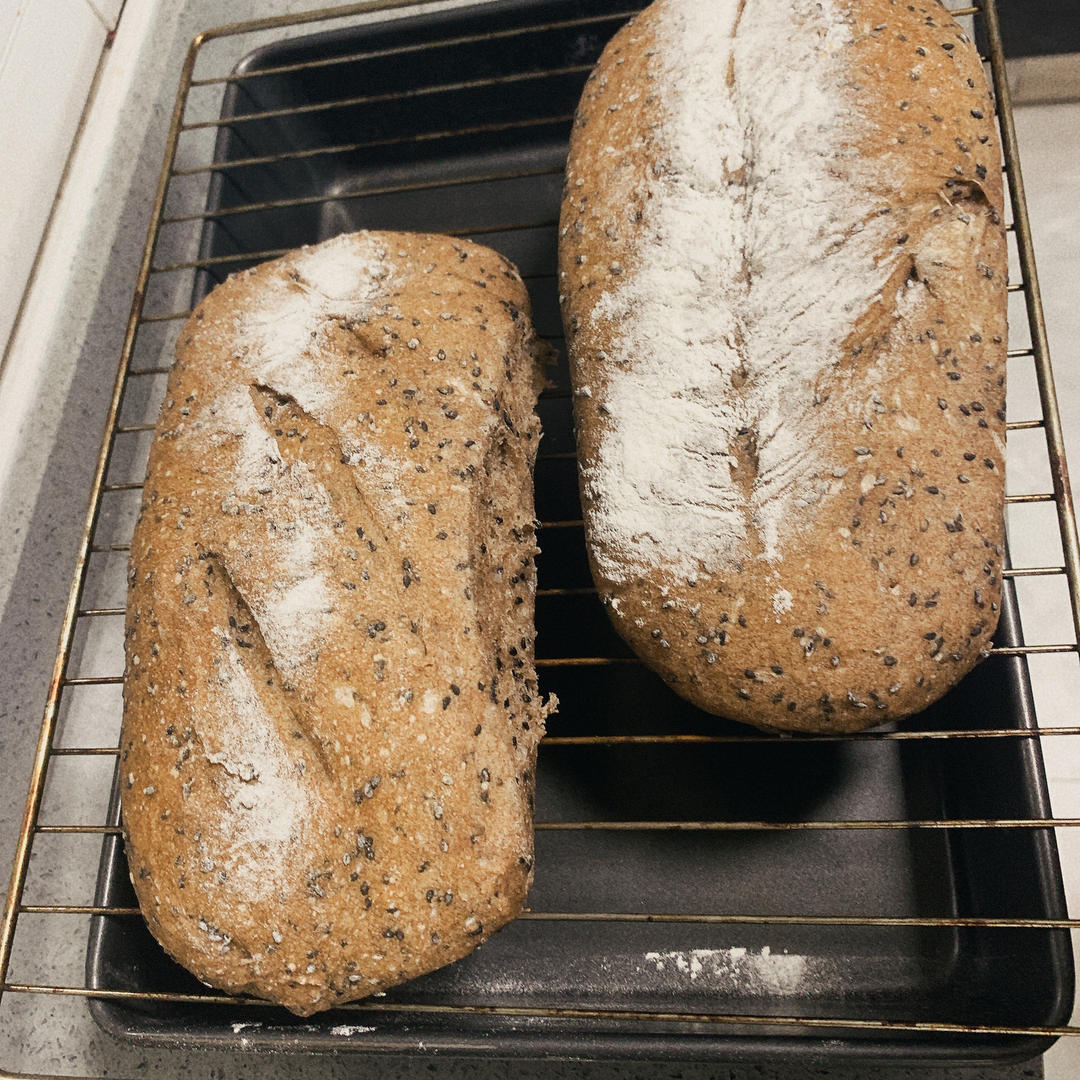 不可能减肥的欧包🥖（超简单！免揉！无油无糖）