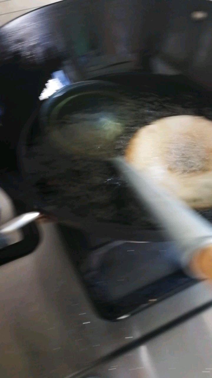 长沙小吃 葱油粑粑（葱油米浆饼）