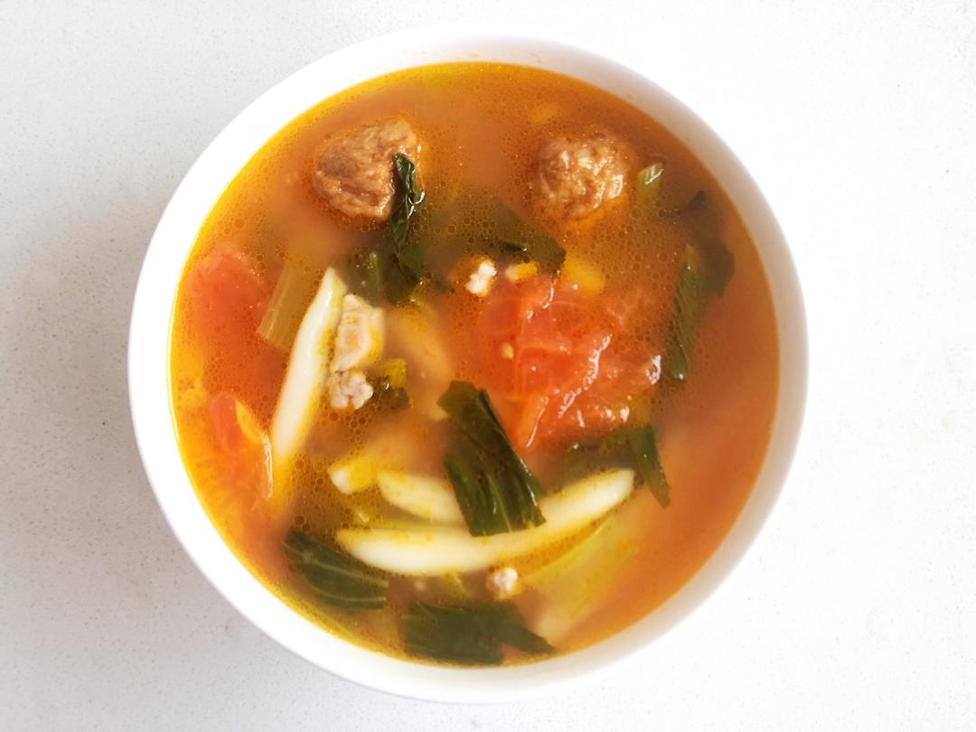 番茄鸡蛋疙瘩面