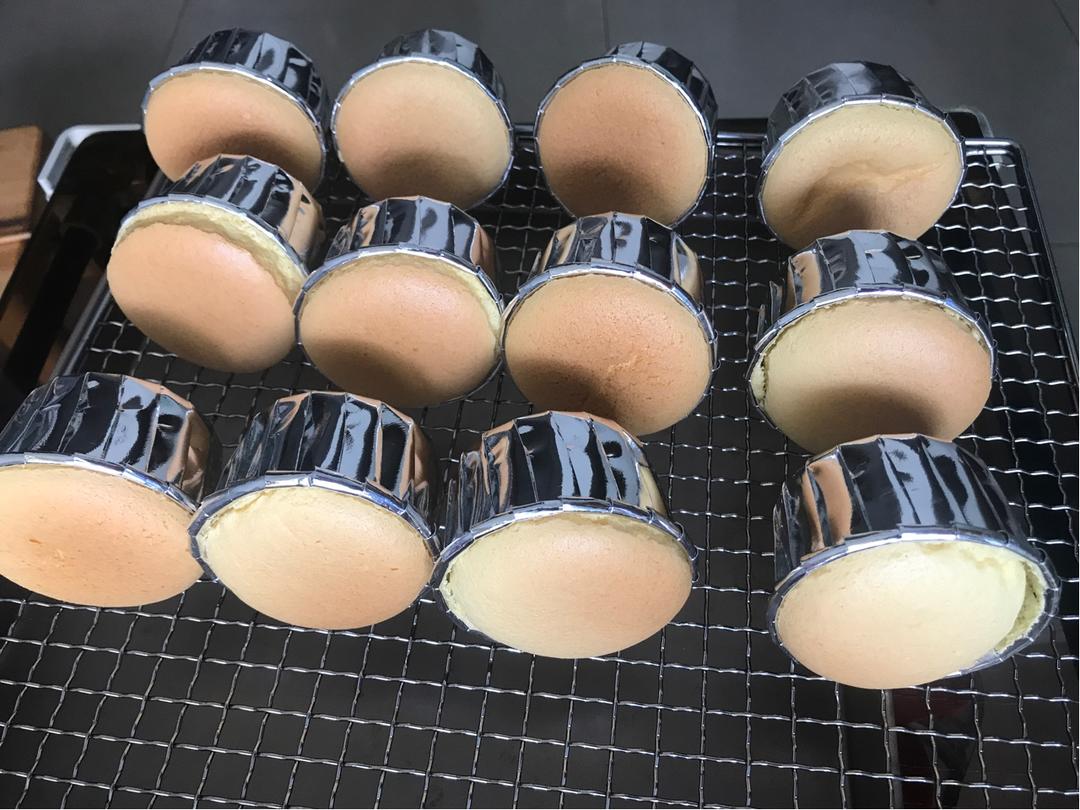 纸杯蛋糕 8寸戚风蛋糕的量