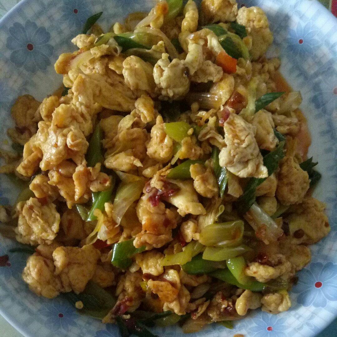 妈吃的酱鸡蛋？还是大葱炒鸡蛋？