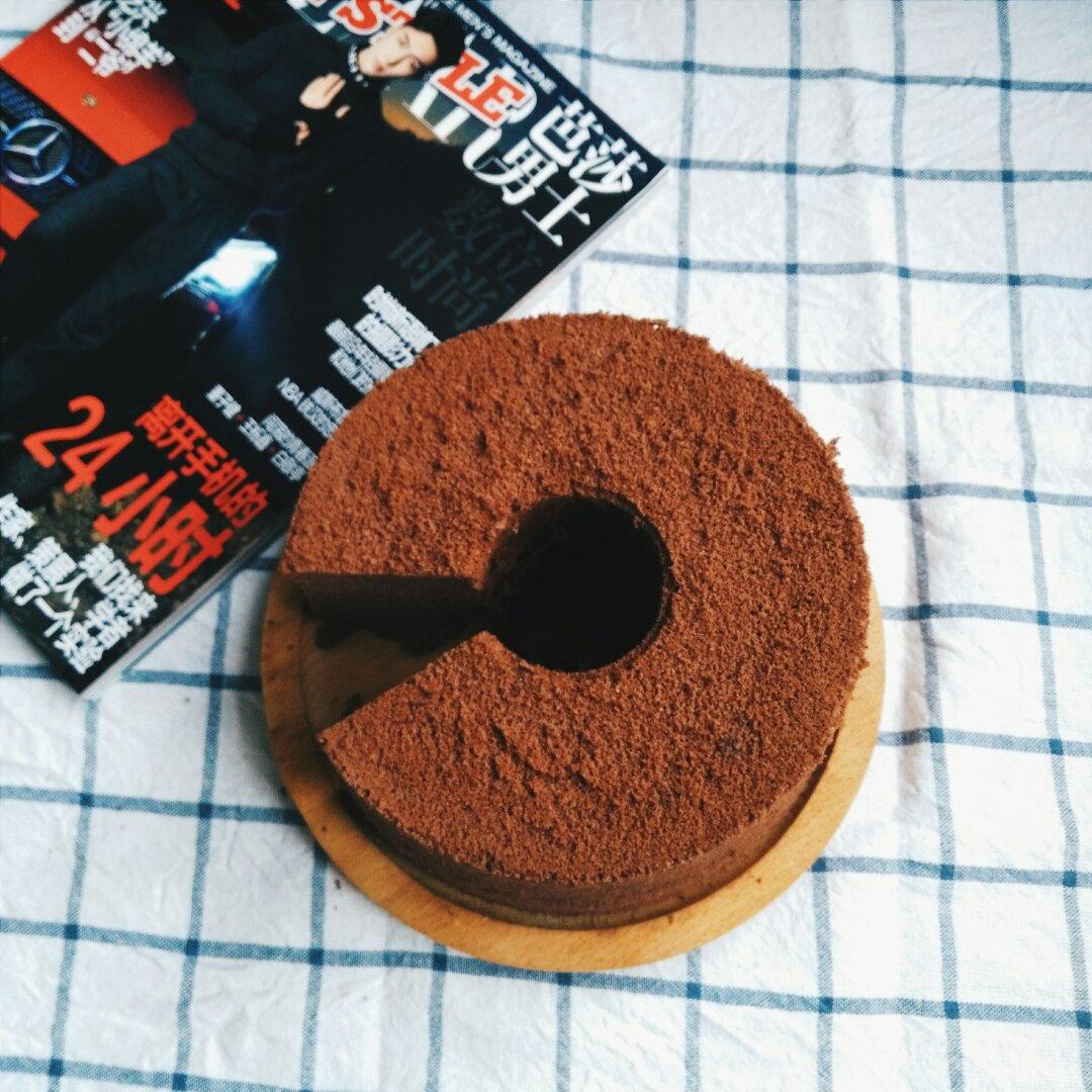 不消泡的巧克力戚风