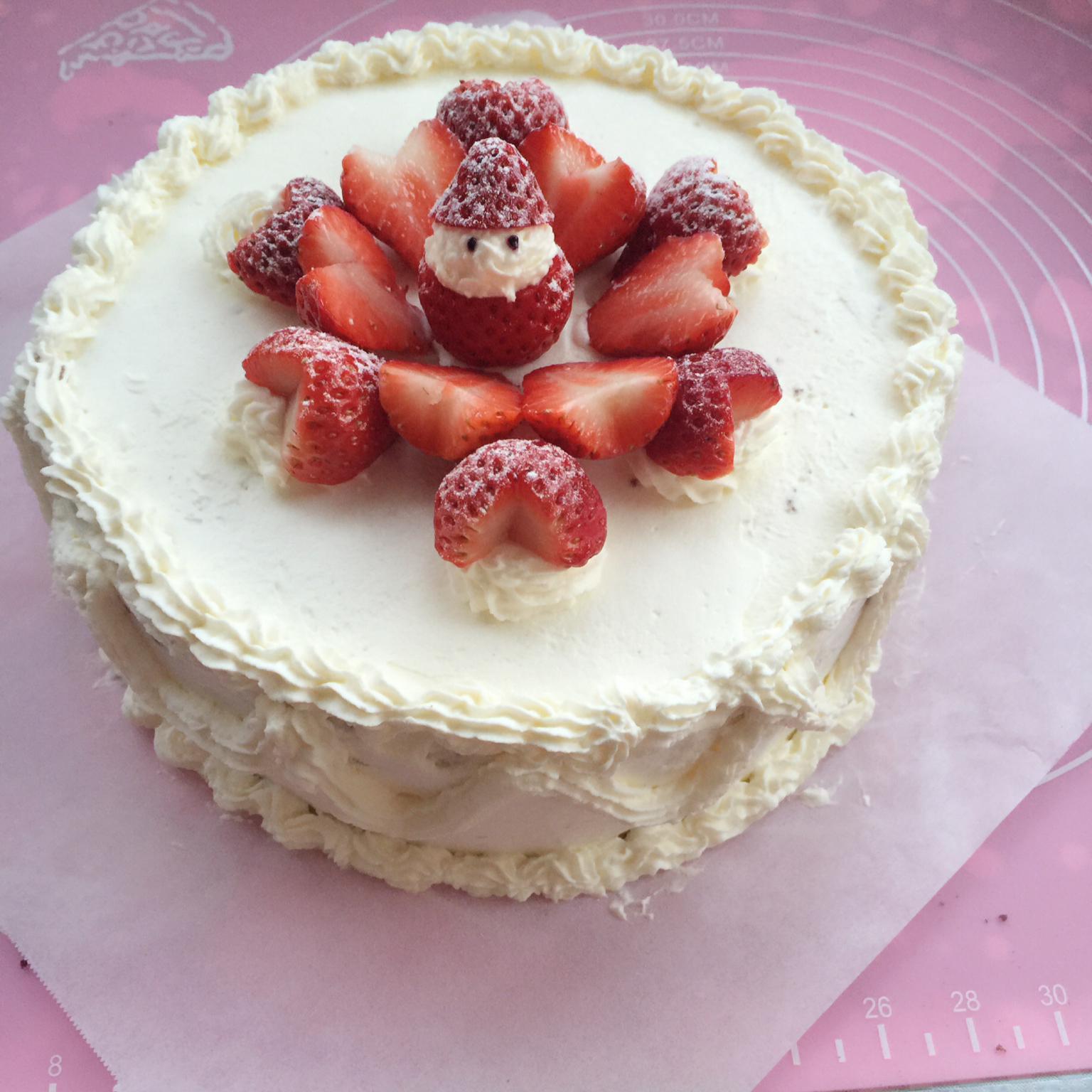 《Tinrry+》草莓奶油蛋糕（8寸配方）