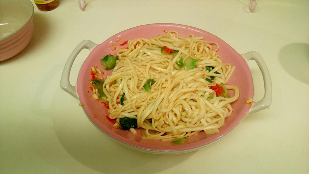 簡易版沙茶拌麵