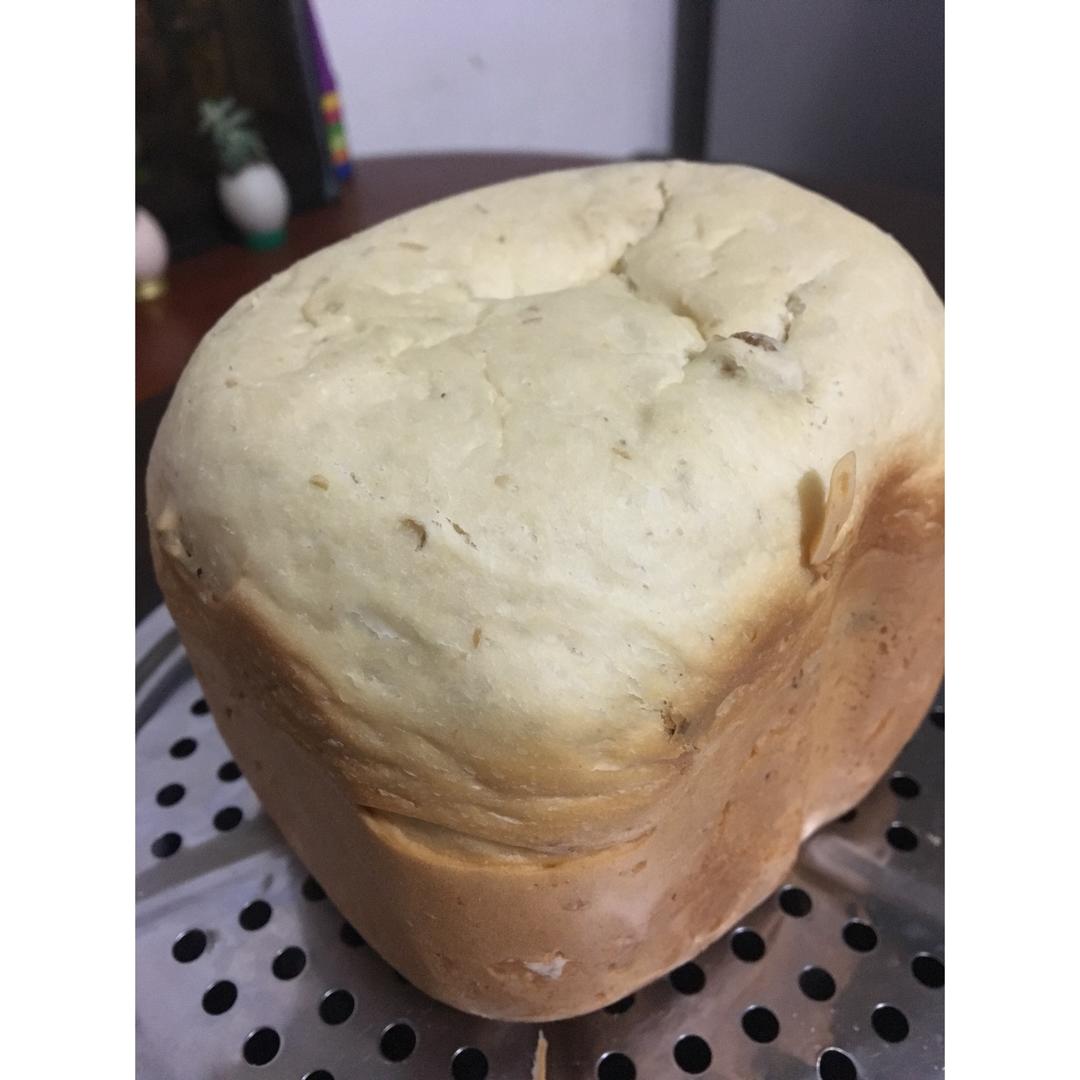 超级好吃的原味面包（面包机版）