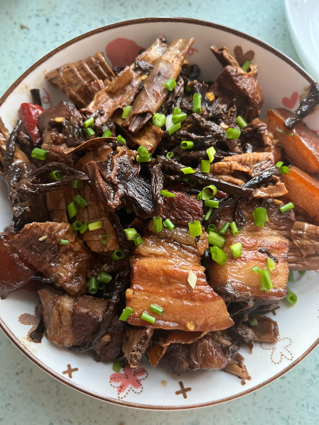 干笋红烧五花肉