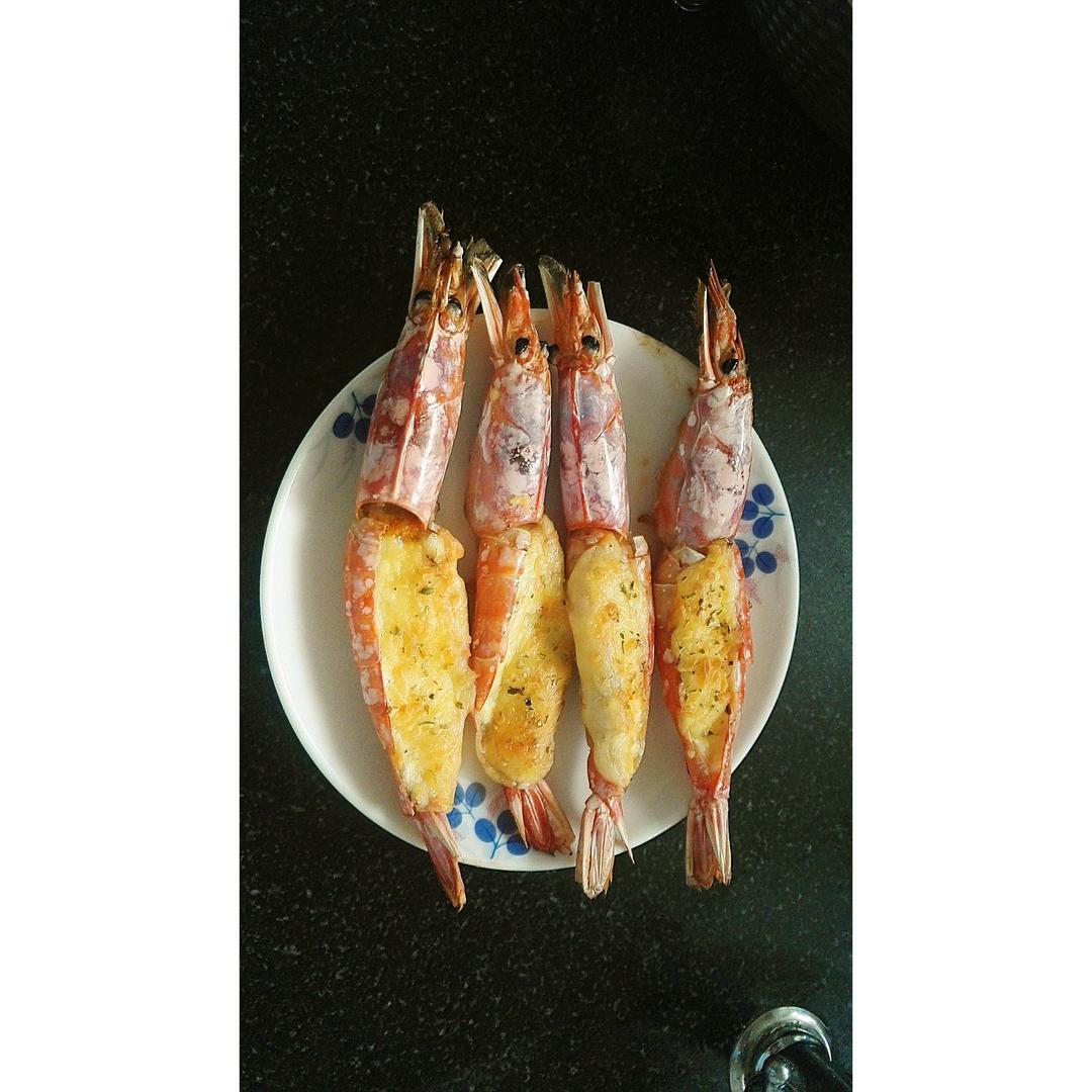 芝士沙拉酱焗大虾