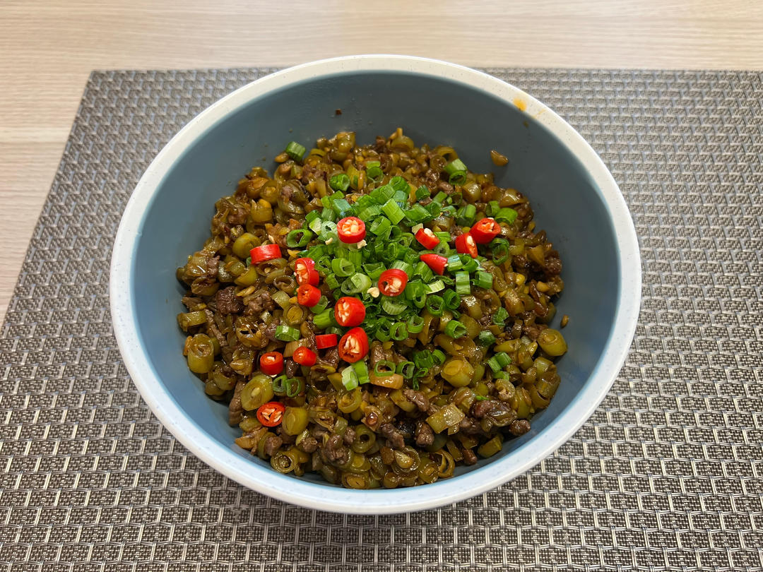 家常小炒四季豆
