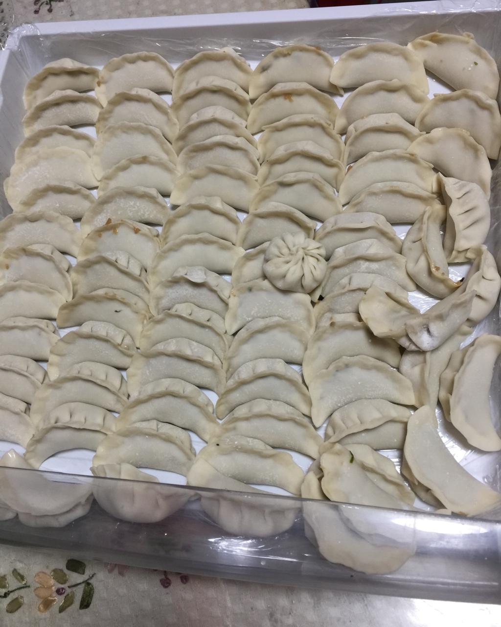 卷毛猫猫猫做的大肚饺子包法
