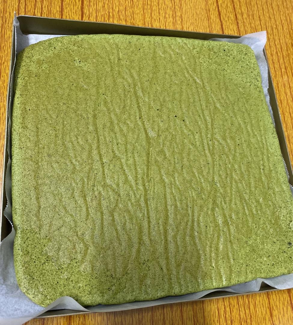 抹茶蜜豆蛋糕卷