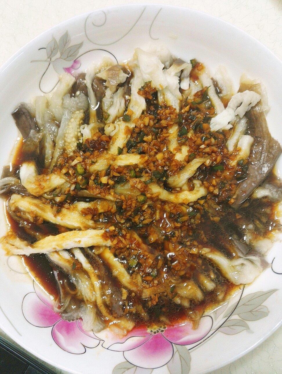 ai家ai美食做的蒜香蒸茄子