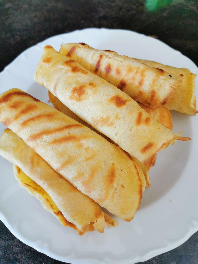 平底锅版蛋酥卷（不需要蛋卷铛）