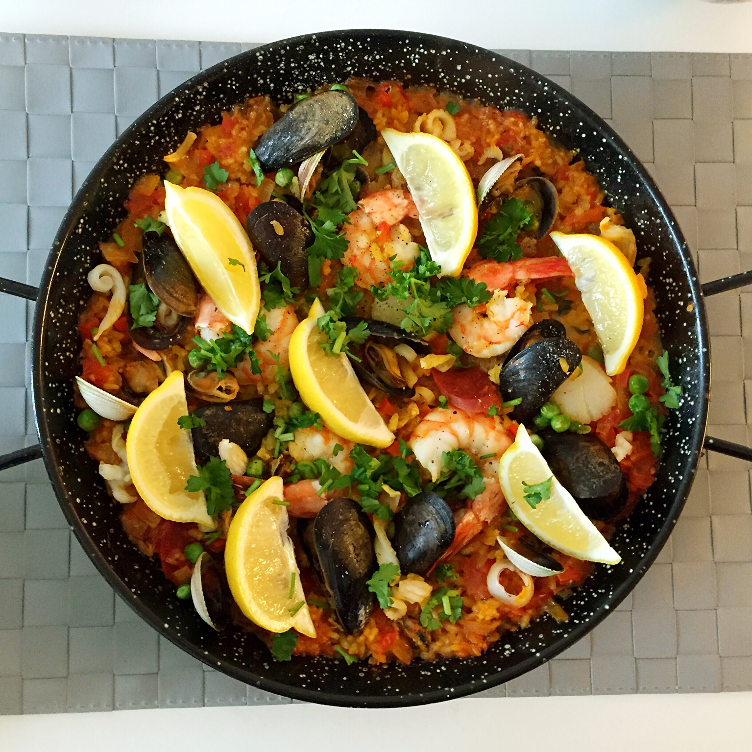 【曼食慢语】Seafood Paella 西班牙海鲜饭