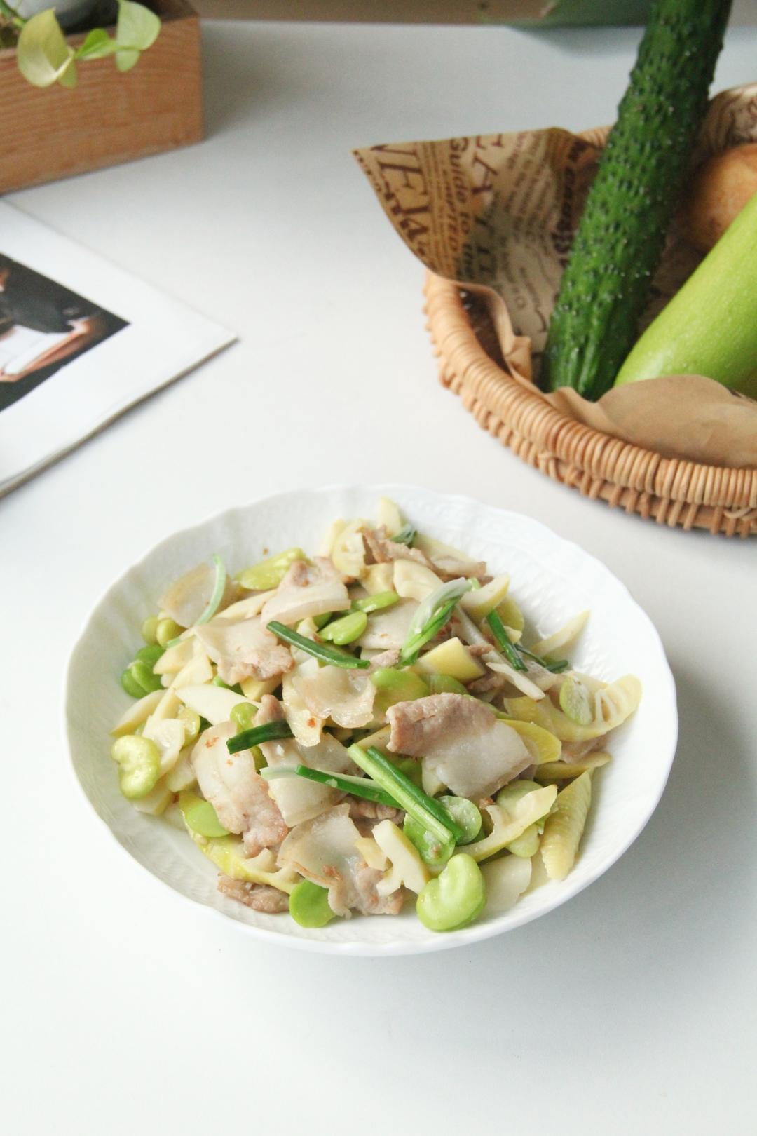 家常菜‼️方竹笋炒里脊肉‼️