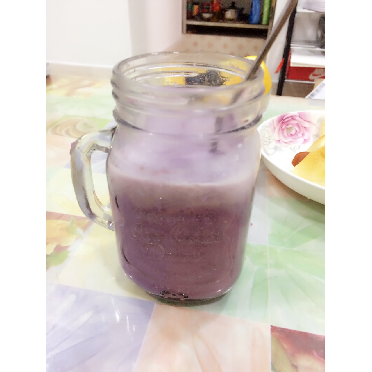紫薯米糊