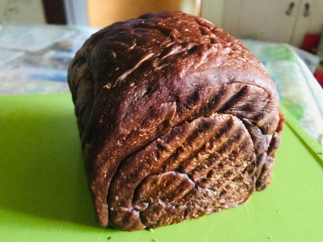 好吃到翘jiojio的巧克力生吐司