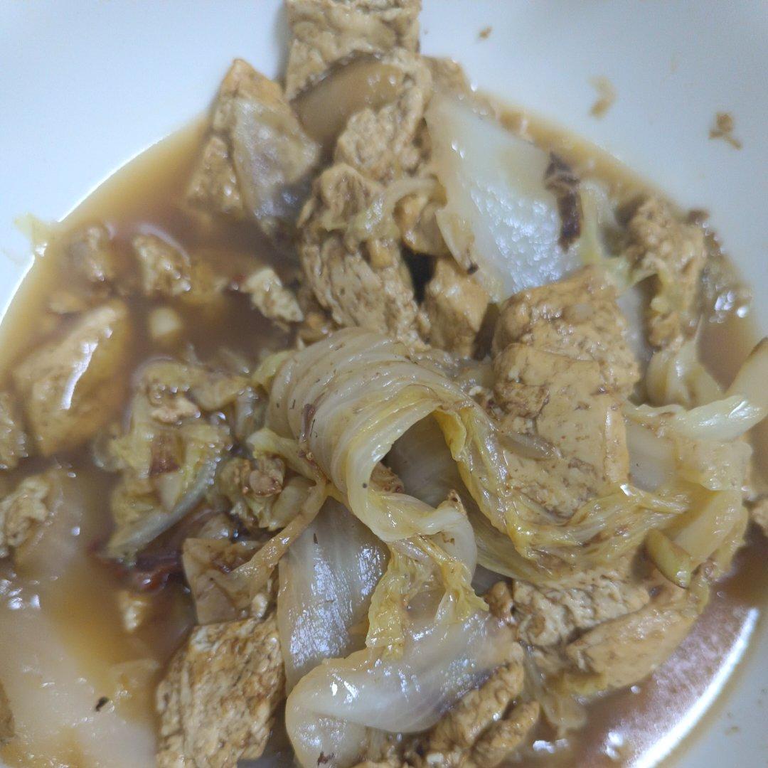 冬季最爱的家常菜！大白菜炖大豆腐或干豆腐