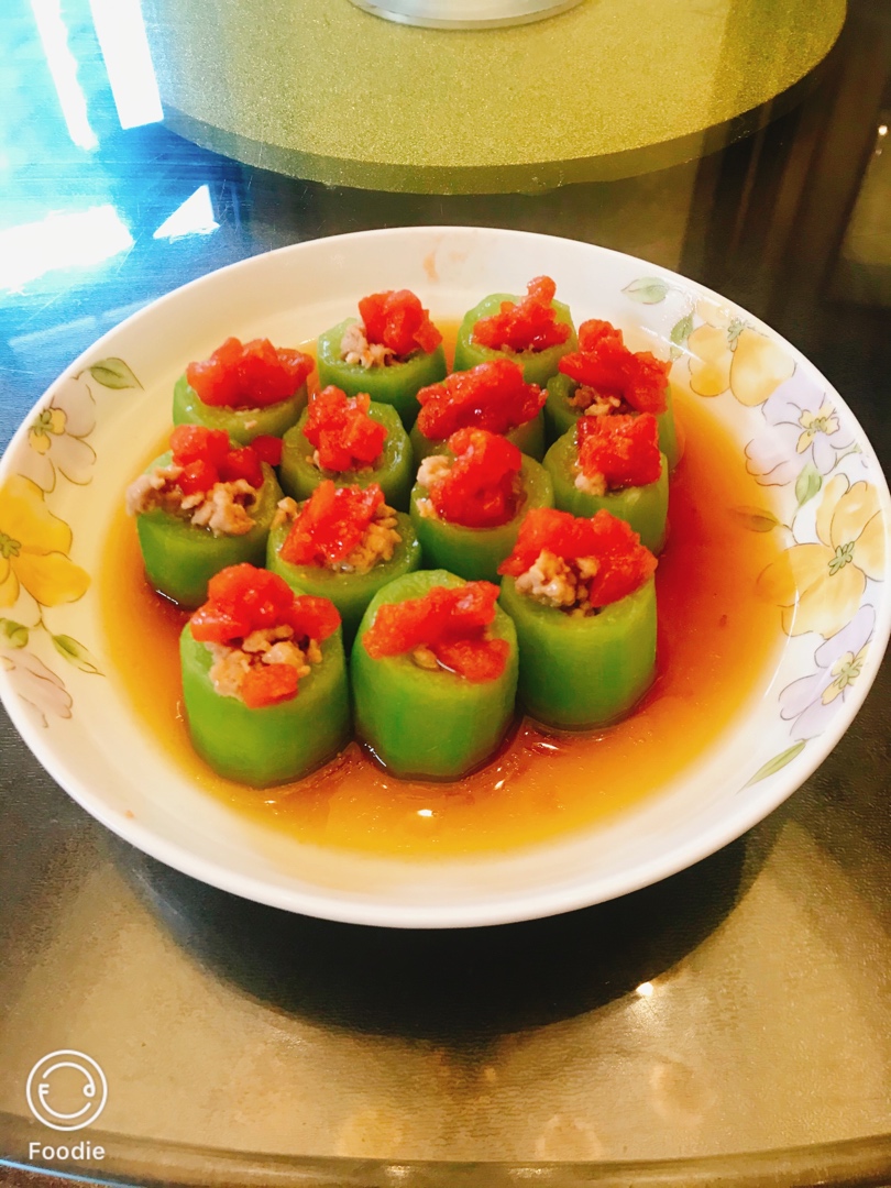 健康菜-蒸丝瓜