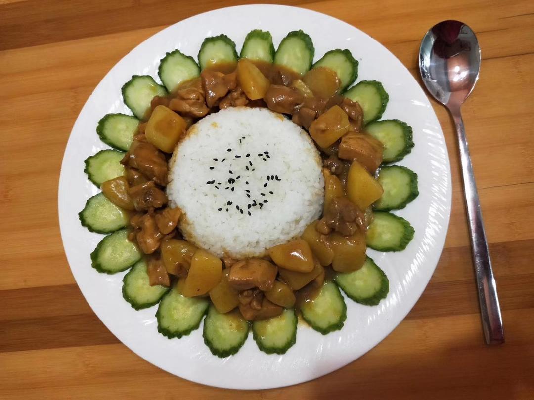 超快手低热量的土豆鸡肉咖喱饭，独家秘方！