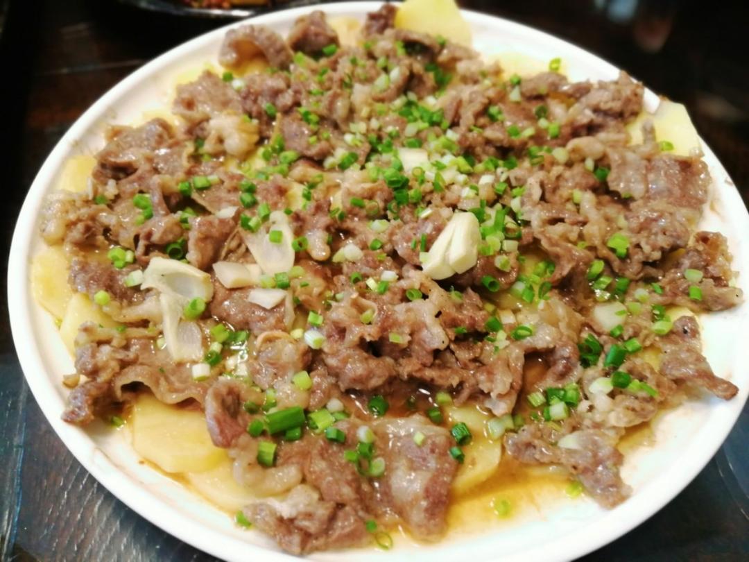 清蒸牛肉腐竹粉丝