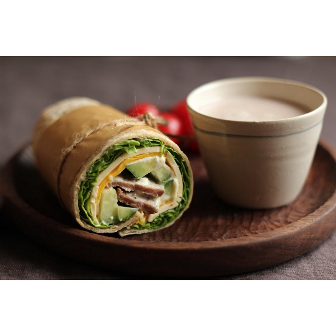 ｛轻食｝拉法卷的完美公式Laffa wrap（附饼皮做法）