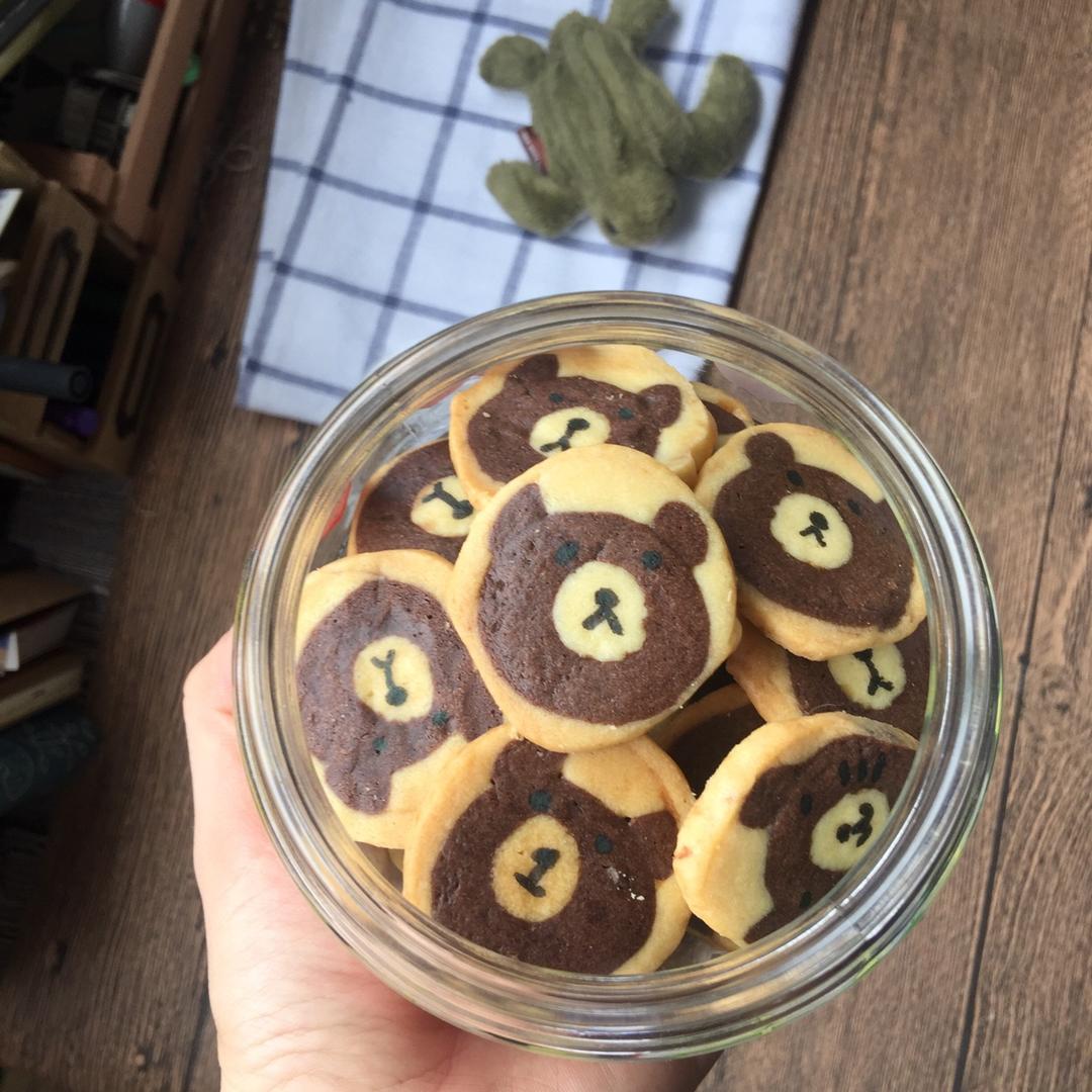 可爱的布朗熊饼干做法