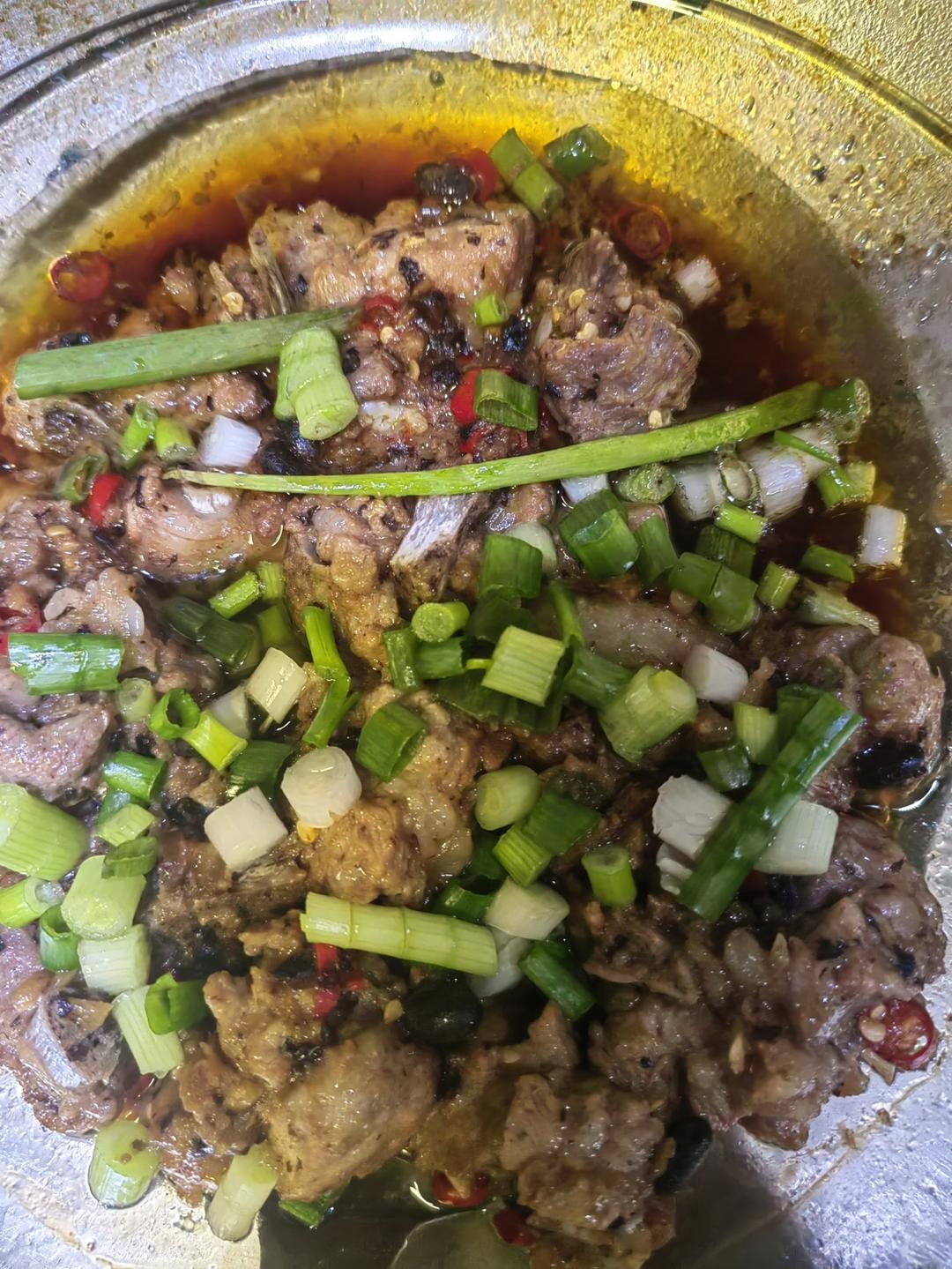 家常菜～豉汁蒸排骨