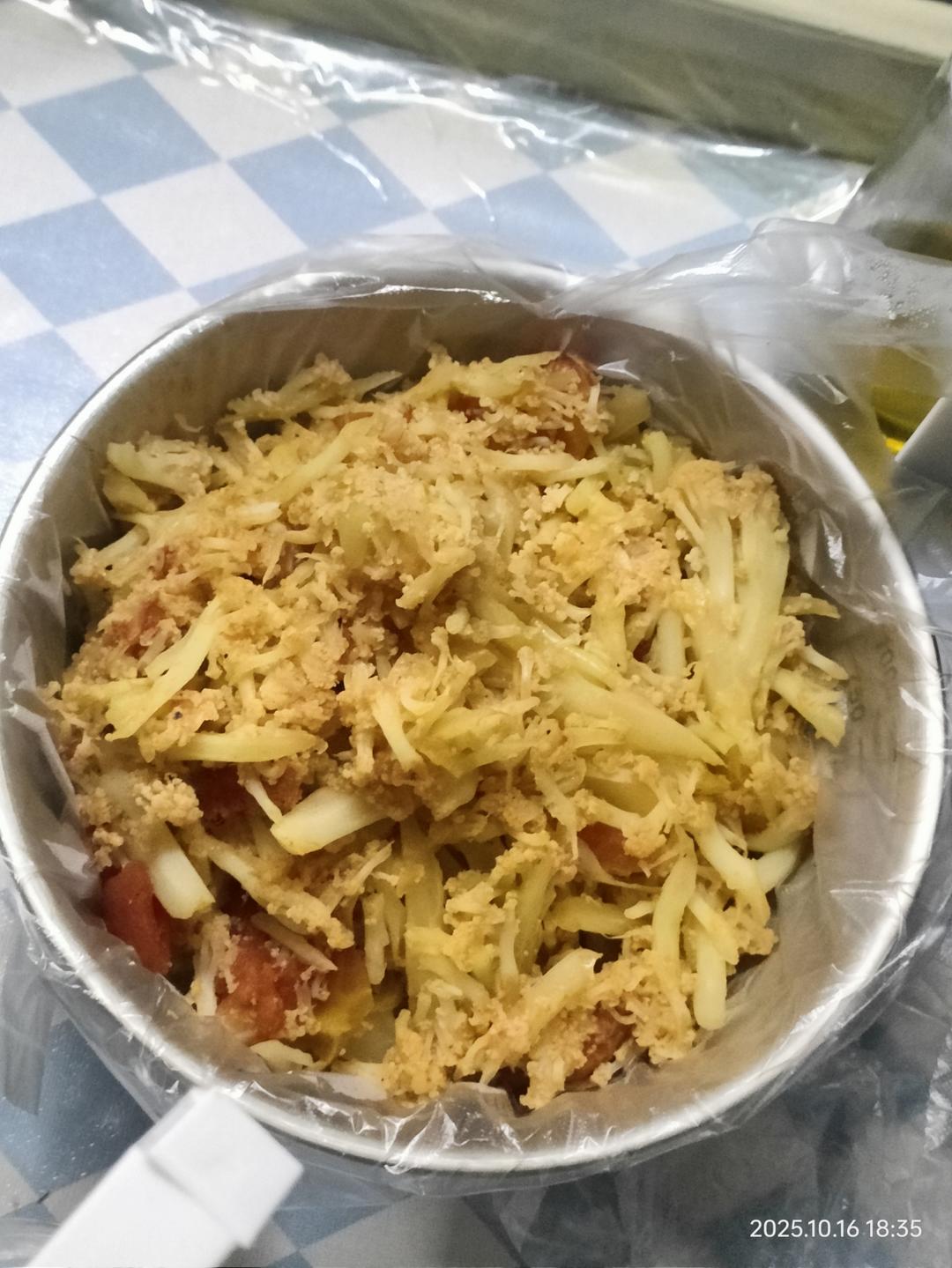 有机花菜炒西红柿