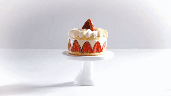 草莓鲜奶油蛋糕 | 生活需要一点甜的做法