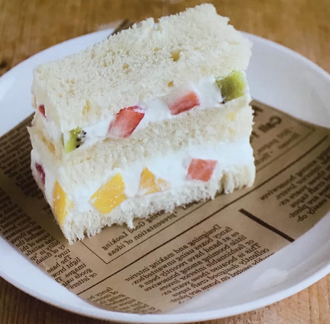 水果奶油三明治🥪的做法