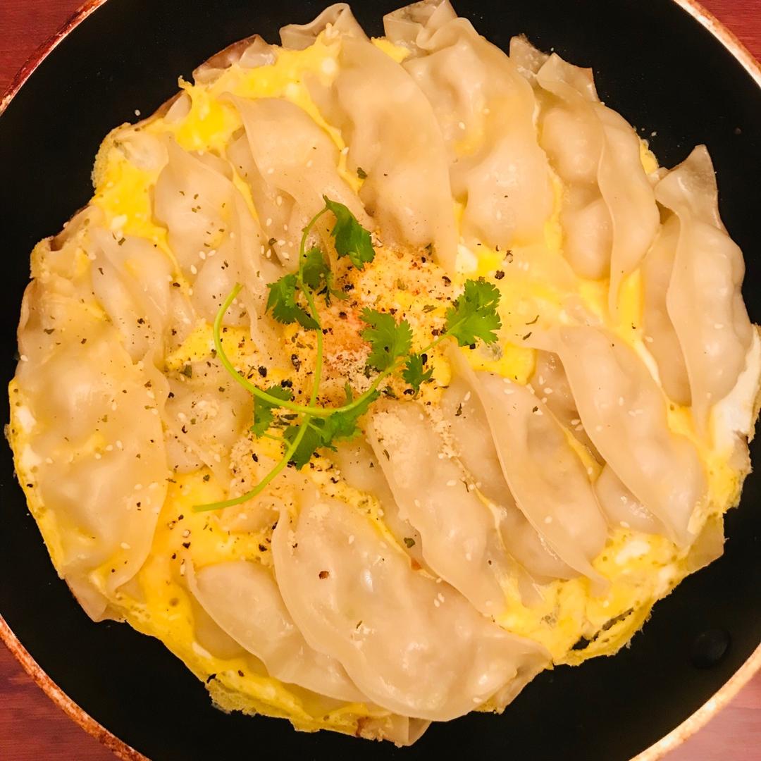 懒人快手抱蛋煎饺