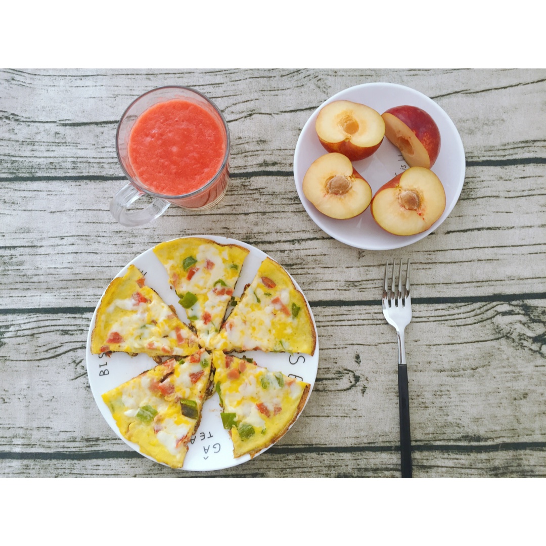 Omelet Pizza （蛋饼匹萨）