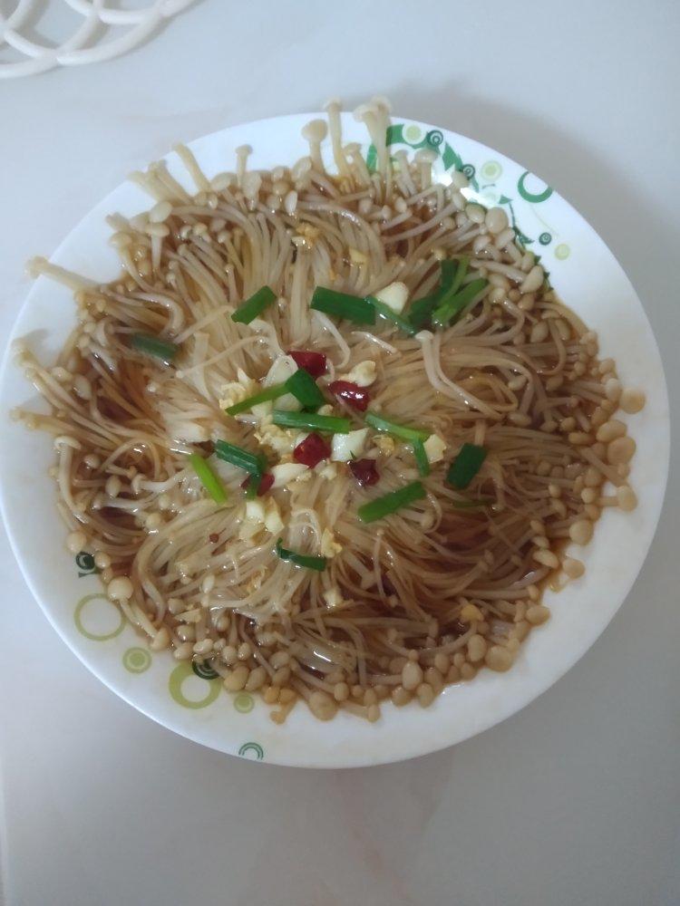 油泼金针菇