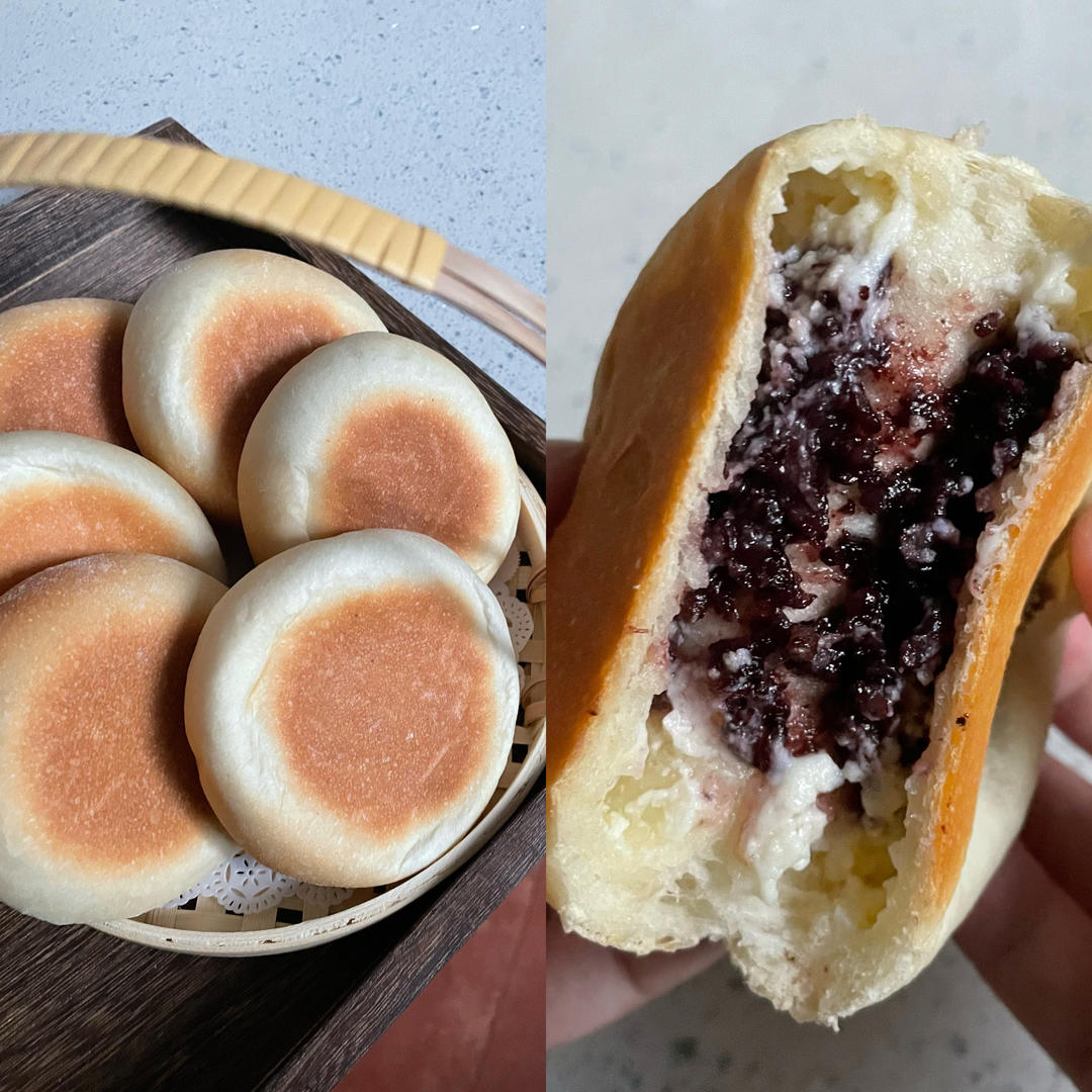 一个面团的100种变化2，紫米奶酪包