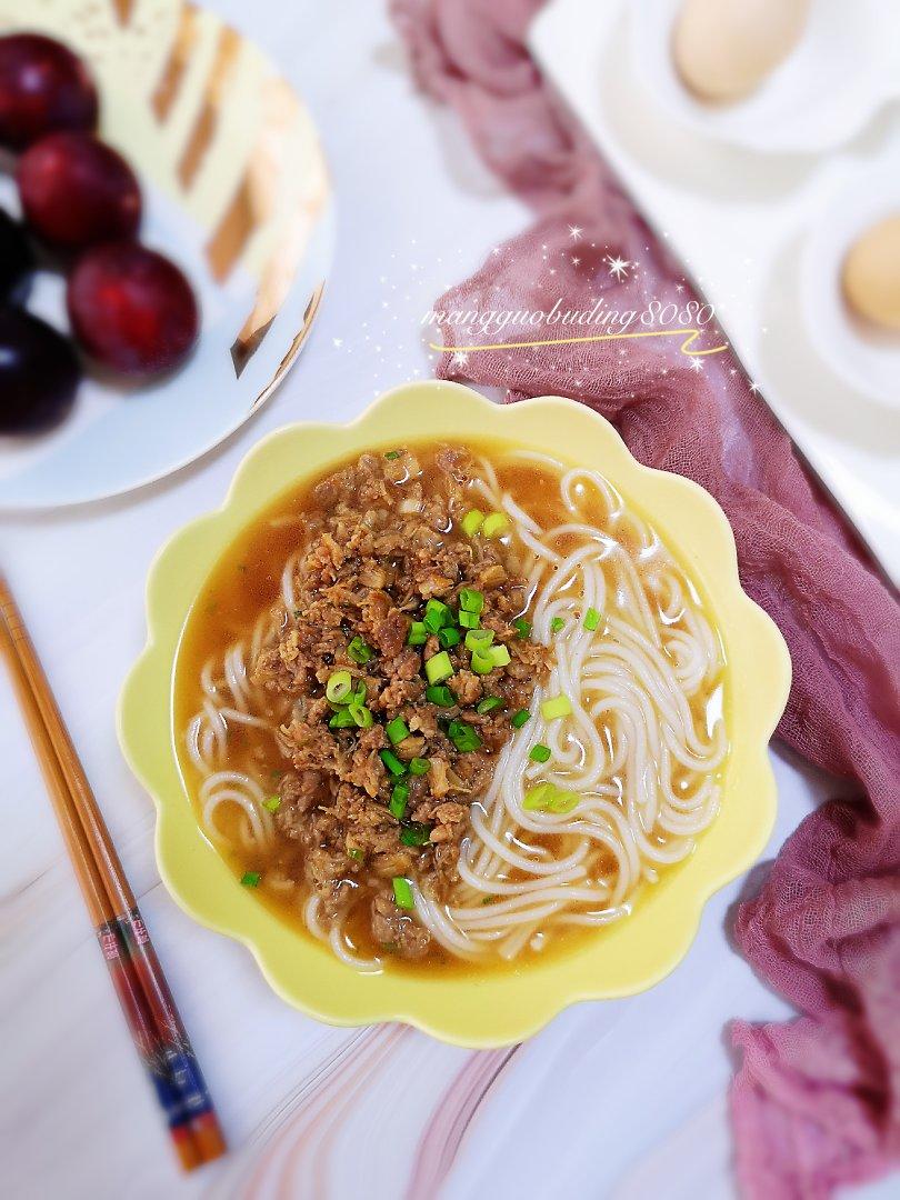 芒果布丁8080做的肉沫米粉