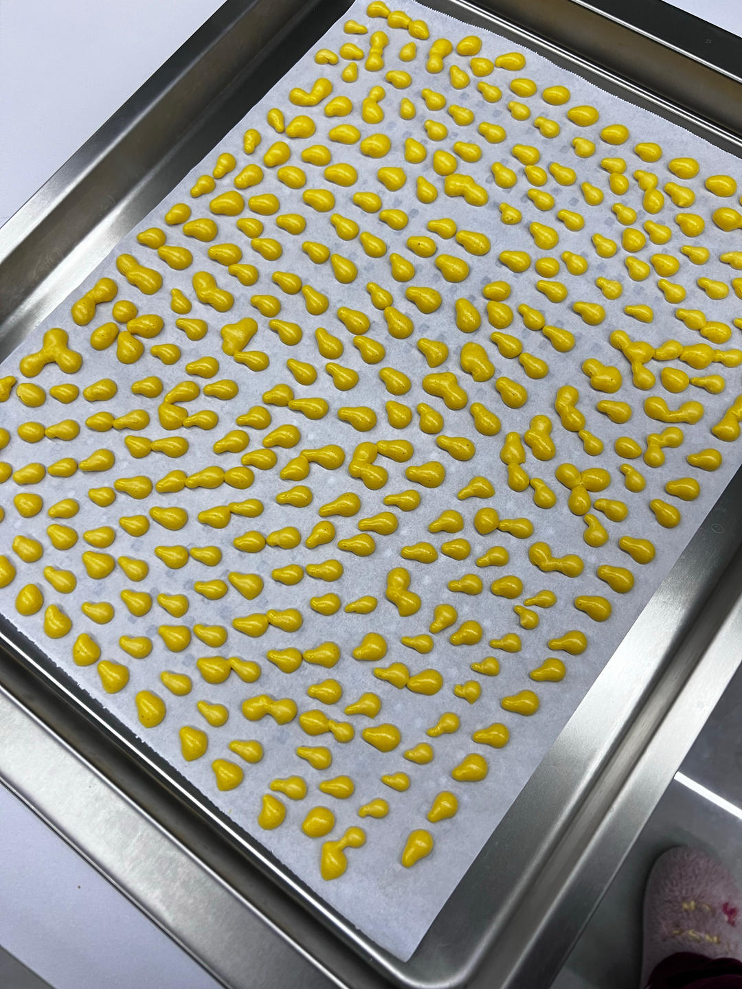 入口即化的无添加蛋黄溶豆